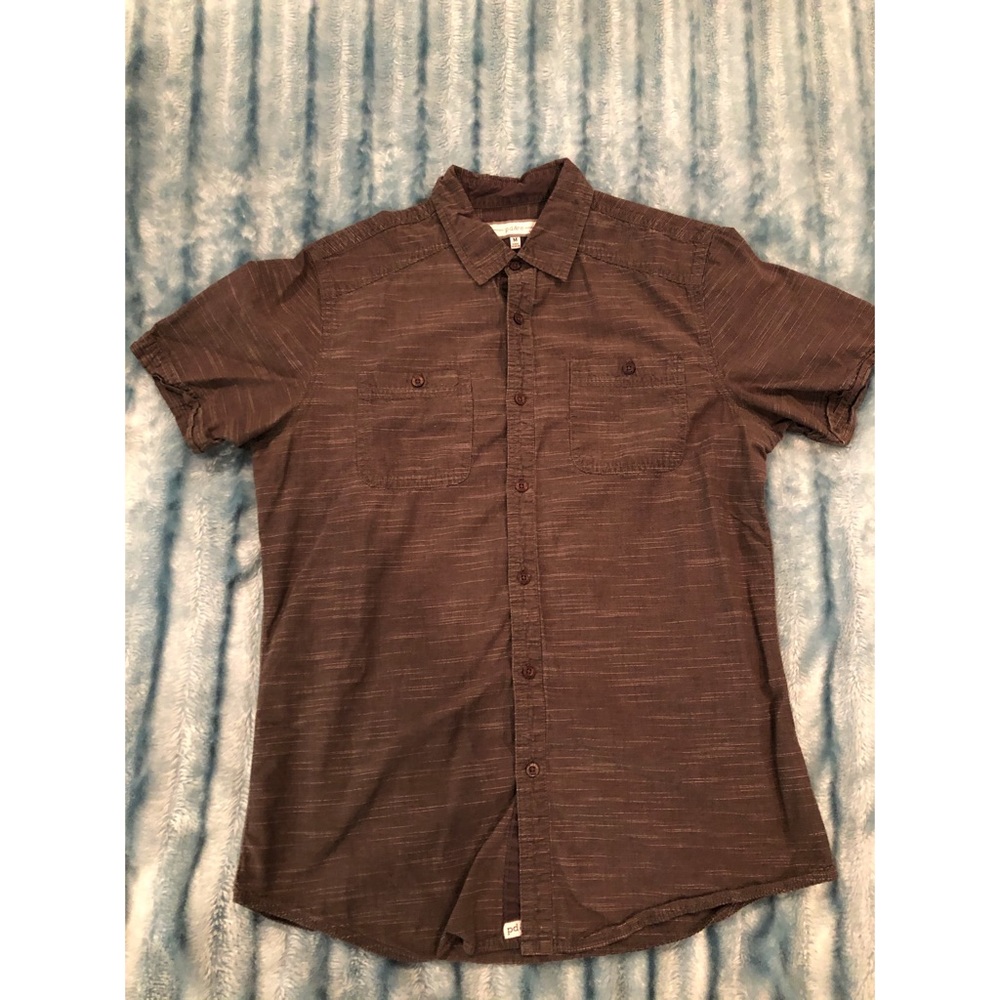 Gray Button Up